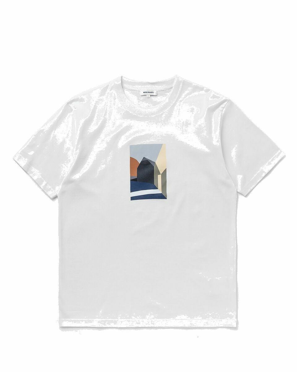 Photo: Norse Projects Johannes Collage Tee White - Mens - Shortsleeves