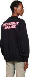 Off-White Black Emotion Neon Sweatshirt