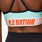 P.E Nation Women's Overland Sports Bra in Aqua