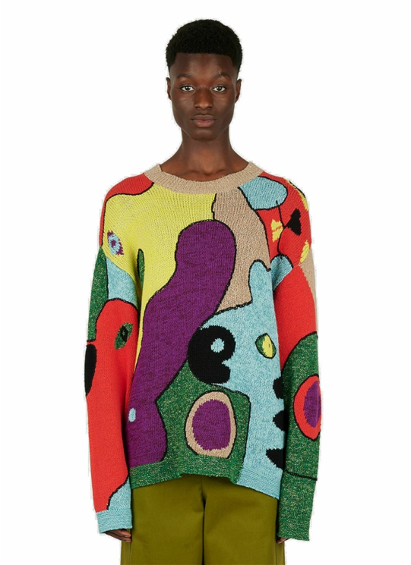 Photo: Kenzo - Abstract Sweater in Multicolour