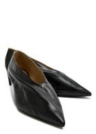 Khaite Miriam 50 Draped Leather Pumps