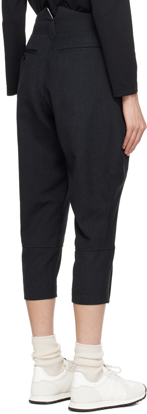 Comme des Garçons Comme des Garçons Gray Paneled Trousers