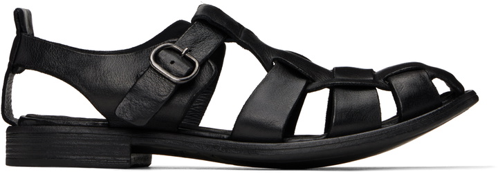 Photo: Officine Creative Black Chronicle 145 Sandals