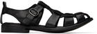 Officine Creative Black Chronicle 145 Sandals
