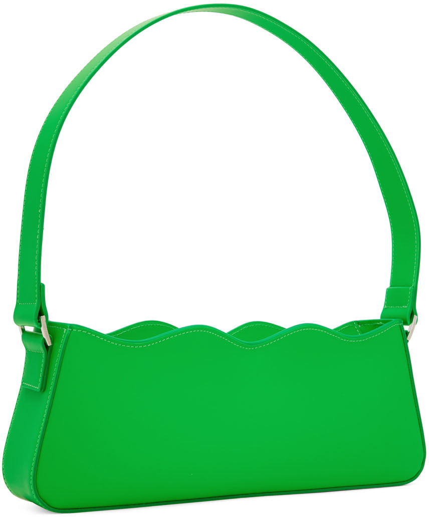 MACH & MACH Green Wave Baguette Bag MACH & MACH display picture 2