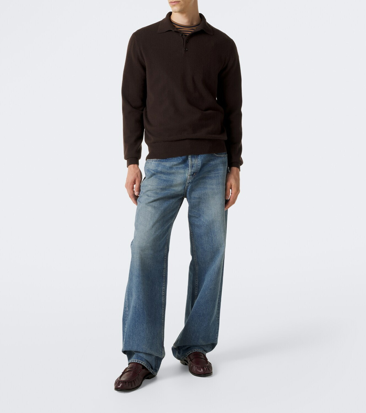 Allude Cashmere polo sweater