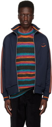 PS by Paul Smith Navy Happy Sweatshirt