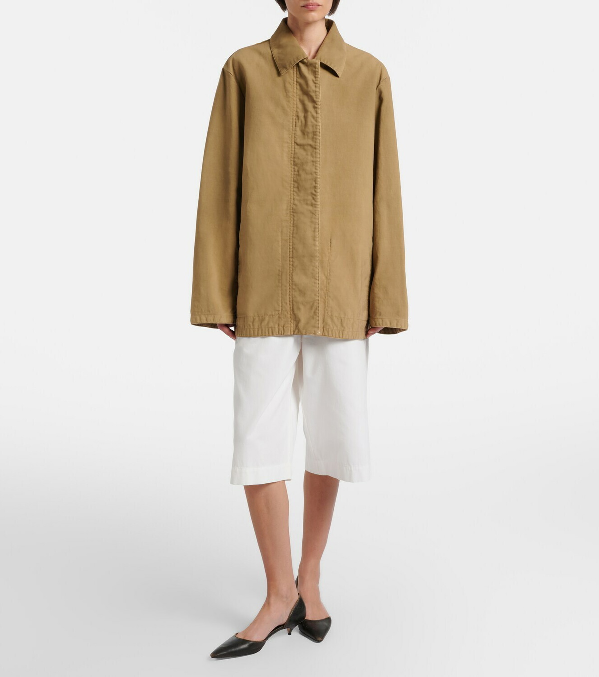 The Row Baeza cotton jacket
