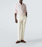 Fedeli Linen Oxford shirt