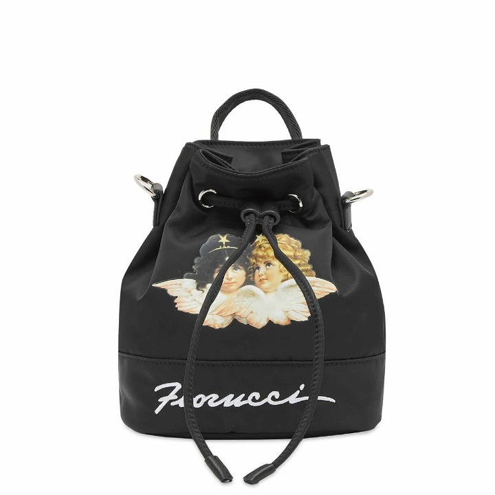 Photo: Fiorucci Women's Squiggle Angel Pouch Bag in Black