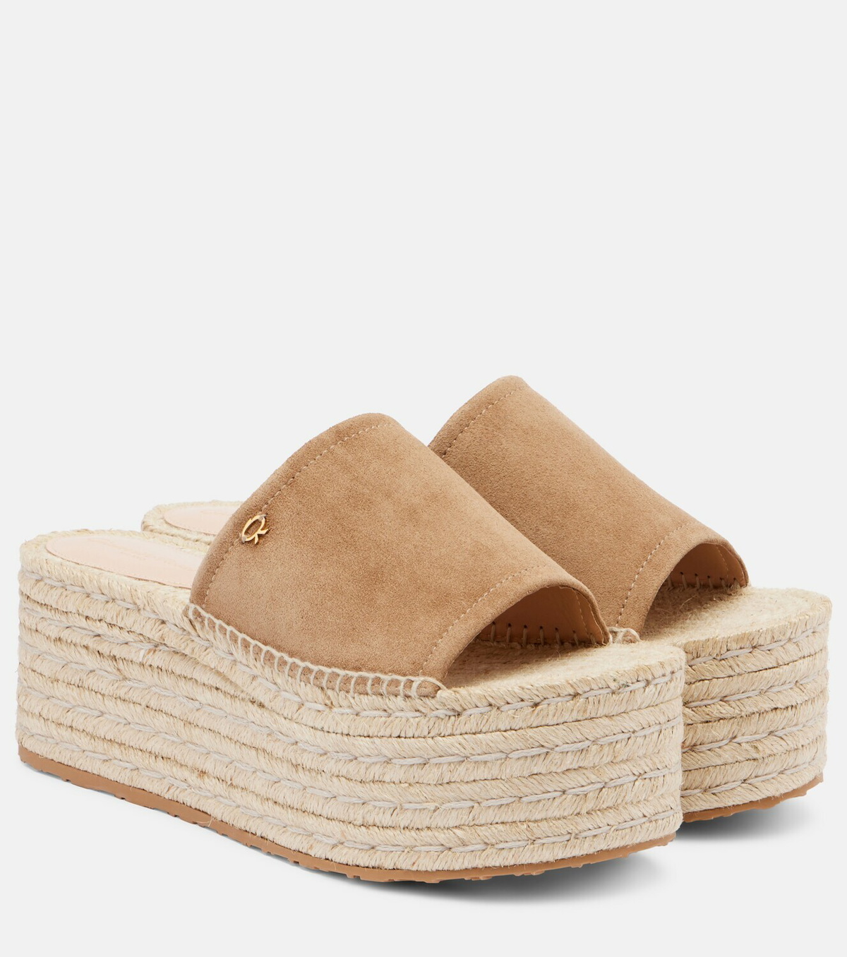 Gianvito Rossi Suede espadrille sandals
