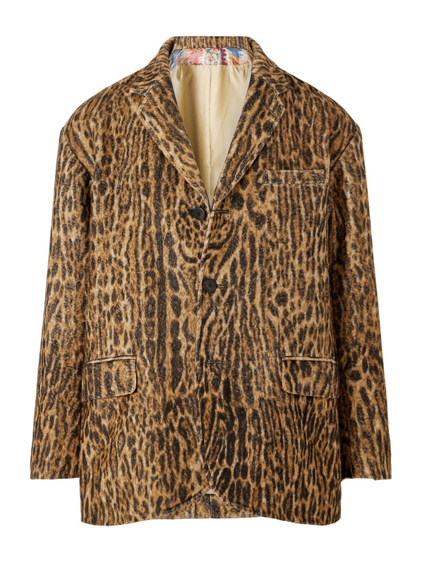 Photo: Visvim - Bowen Leopard-Print Silk Blazer - Neutrals