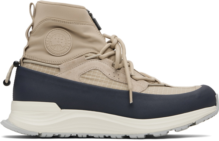 Photo: Canada Goose Tan Glacier Trail High Sneakers