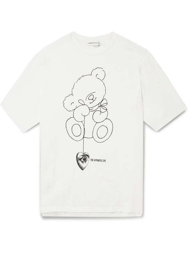 Photo: UNDERCOVER - Printed Cotton-Jersey T-Shirt - White