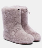 Loro Piana Quinn shearling ankle boots