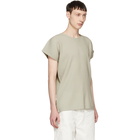 Homme Plisse Issey Miyake Beige Pleated T-Shirt