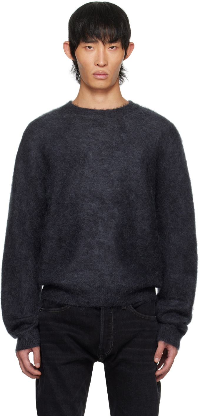 Re/Done Black Classic Sweater