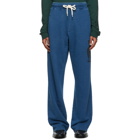 Lanvin Navy French Terry Trousers