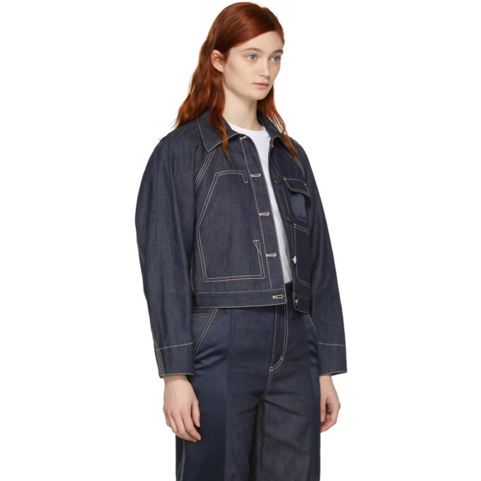 3.1 Phillip Lim Indigo Workwear Utility Denim Jacket 3.1 Phillip Lim