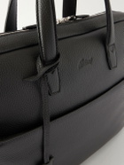 Brioni - Full-Grain Leather Briefcase - Gray