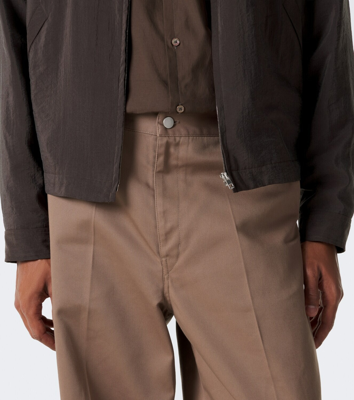 Lemaire Twill barrel-leg pants