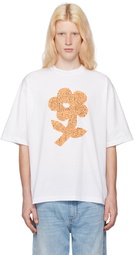 Marni White Wordsearch Flower T-Shirt