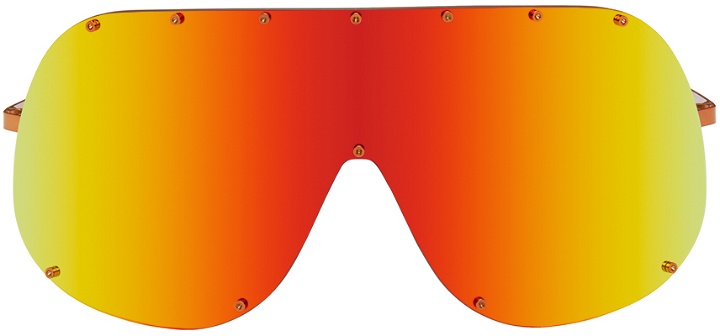 Photo: Rick Owens Orange Shield Sunglasses