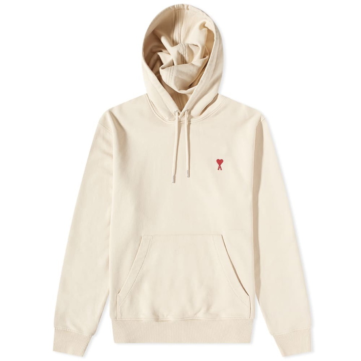 Photo: AMI Men's Tonal Small ADC Hoody in Vanilla