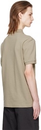 Fred Perry Taupe Embroidered Polo