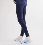 TRACKSMITH - Turnover Stretch-Jersey Tights - Blue