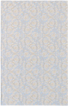Versace Blue Barocco Bath Towel