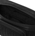 Fendi - Leather-Trimmed Logo-Jacquard Mesh Belt Bag - Black