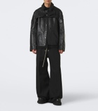 Rick Owens Naska leather knee-high boots