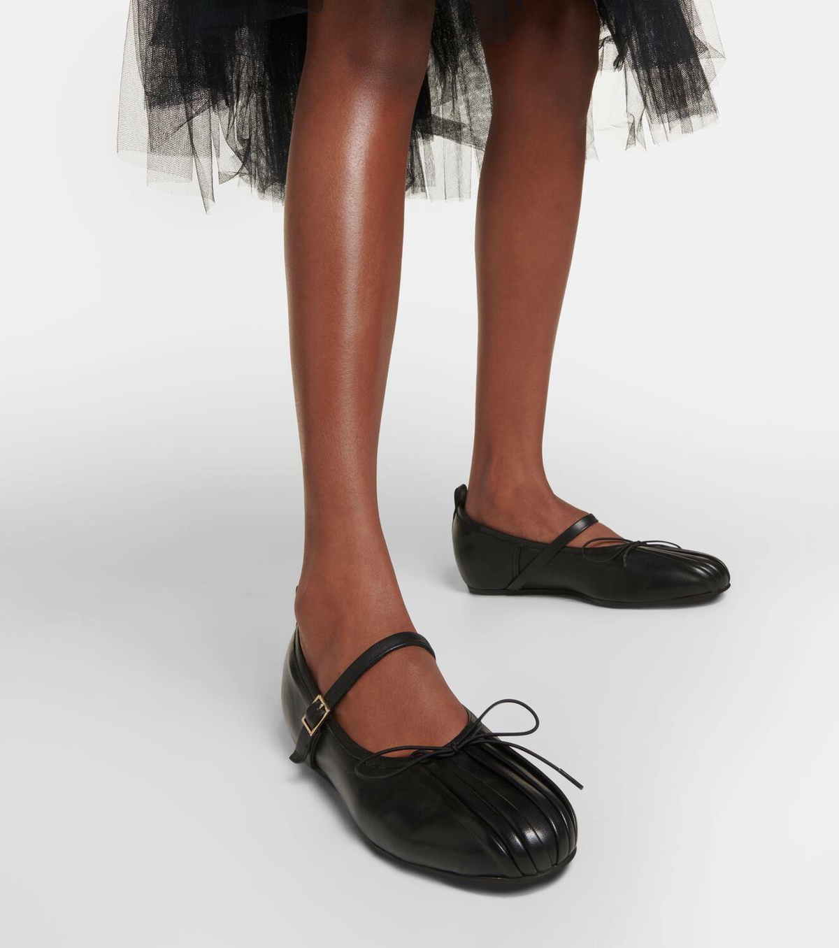 フラットシューズ SIMONE ROCHA Woman Ballet flats Black BPT1B0755 BLACK Embellished Ballerina Grip – Simone Rocha