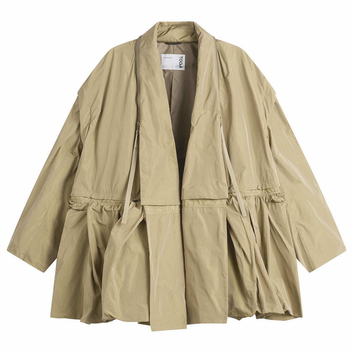 TOGA ARCHIVES Women's TOGA Memory Taffeta Jacket in Beige