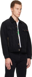 UNDERCOVER Black UC2E4209-1 Denim Jacket