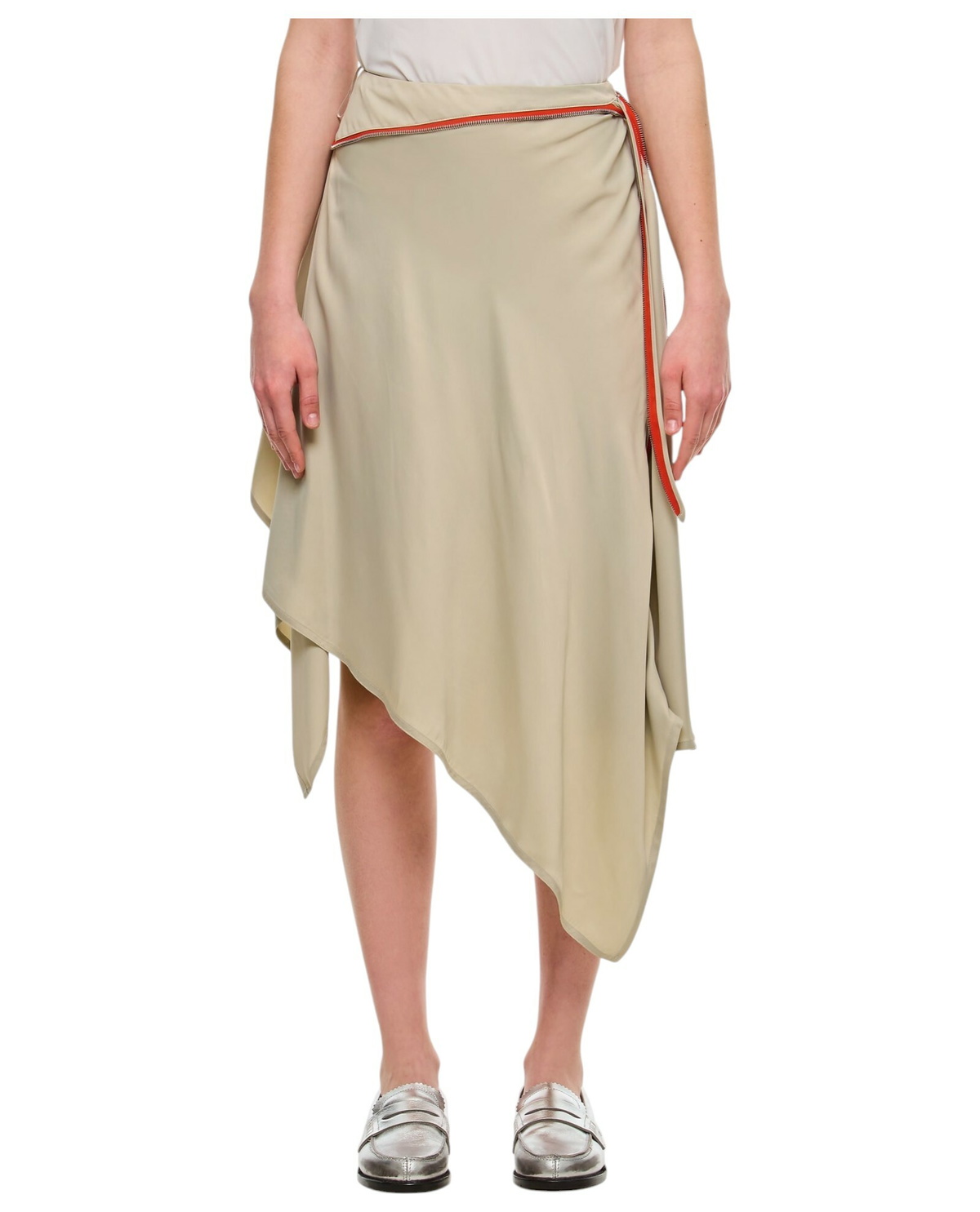 Kiko Kostadinov Gray Sonia Midi Skirt Kiko Kostadinov