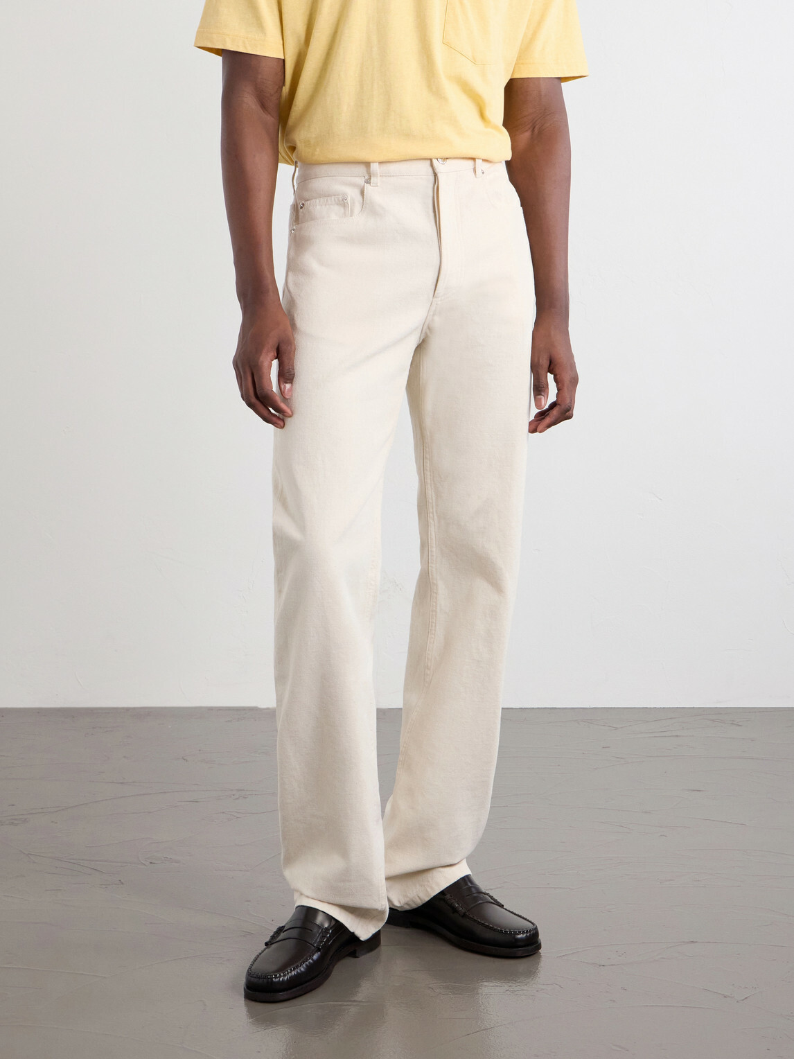 A.P.C. - Rescue Straight-Leg Recycled Cotton-Twill Jeans - Neutrals