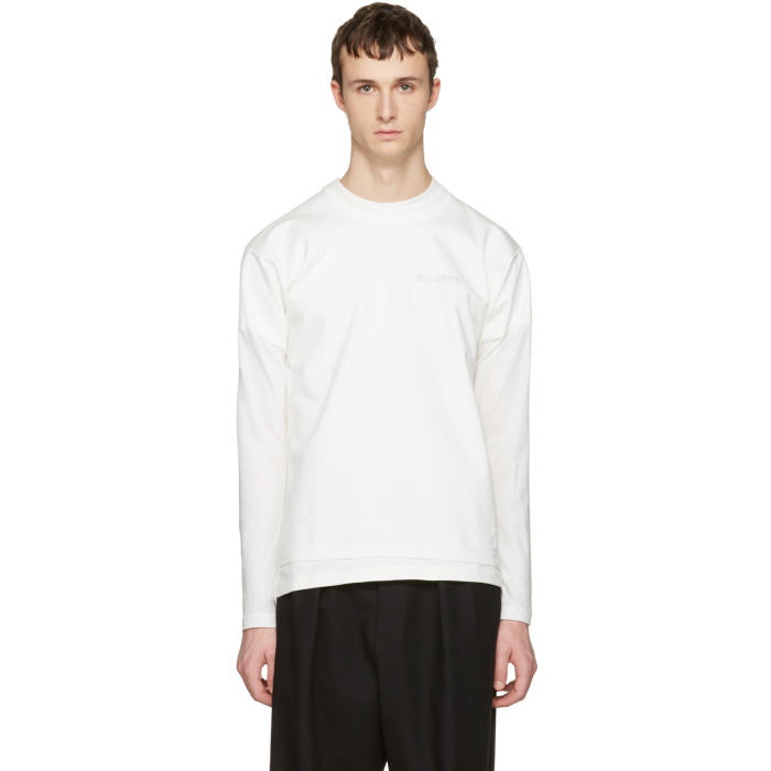 Photo: Vetements White Hanes Edition Fitted Double Securite T-Shirt