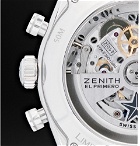 Zenith - El Primero 410 42mm Stainless Steel and Alligator Watch - Blue