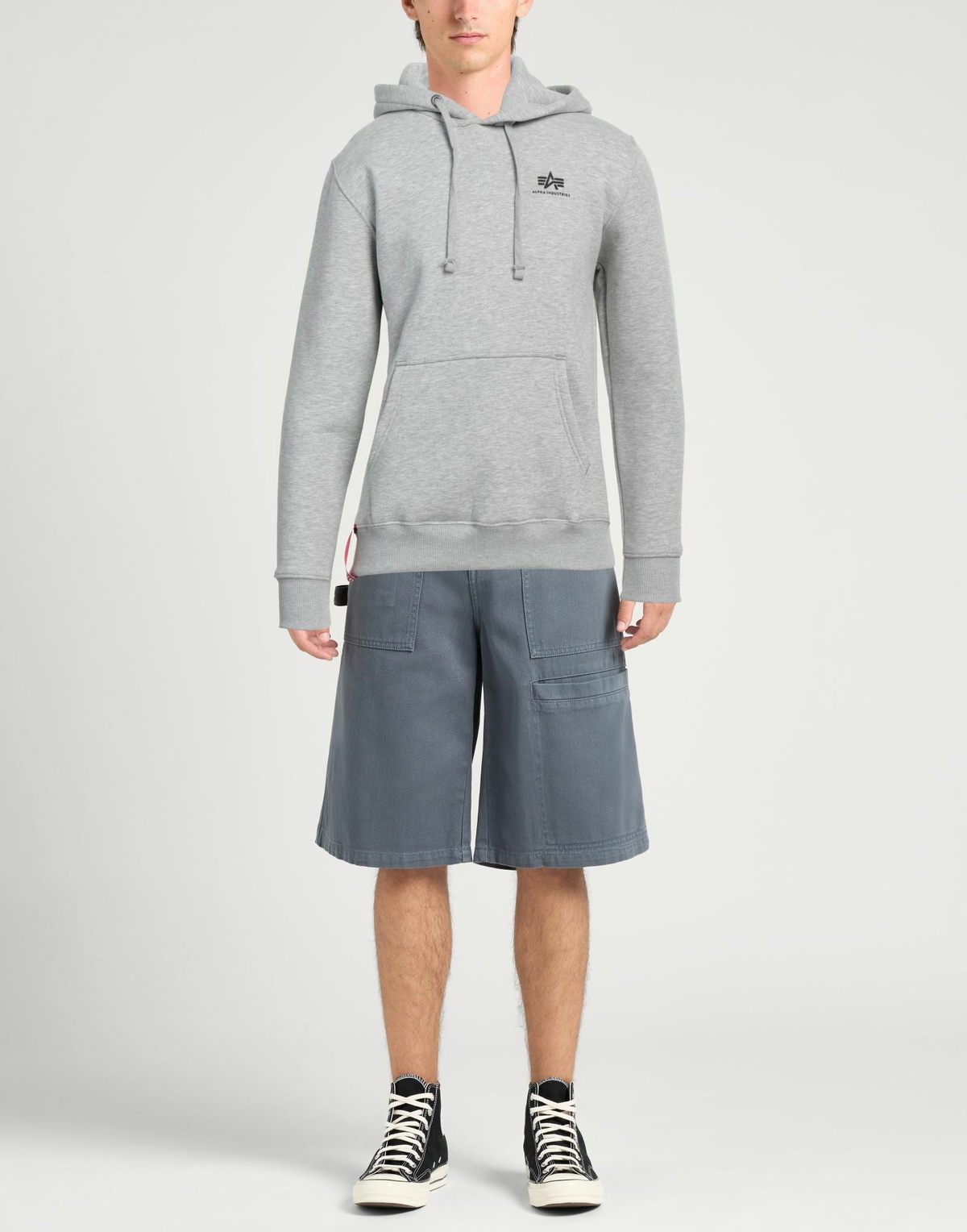 Alpha Industries Mens Sweatshirt in Grey