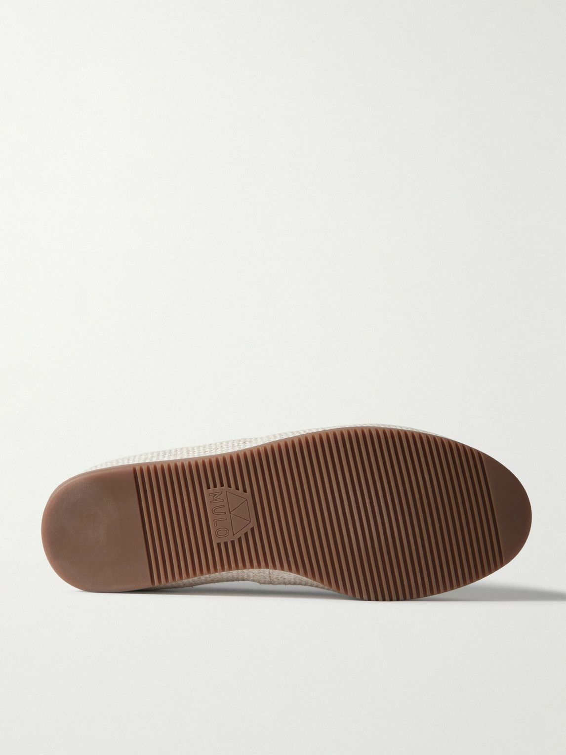 Mulo - Leather Espadrilles - Blue