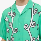 Pleasures Men's Fury Vacation Shirt in Green