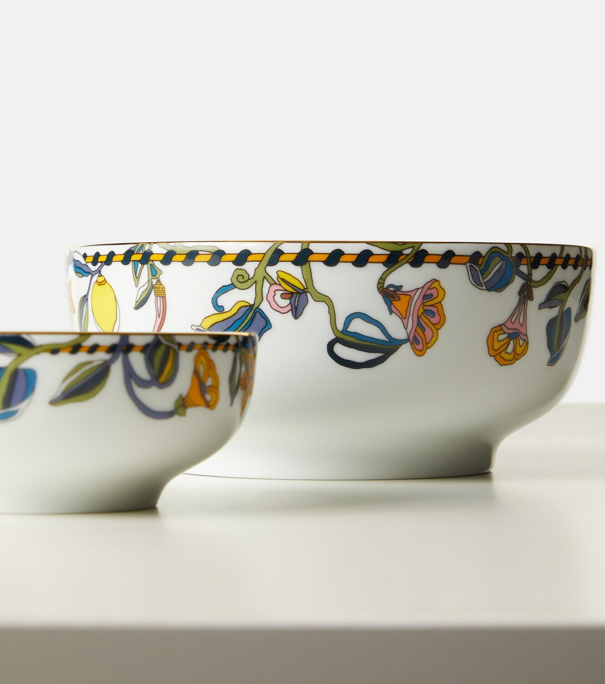 La DoubleJ Borboni White porcelain bowl