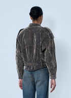 Vaquera Flocked Denim Jacket