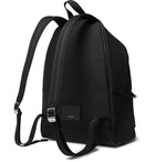 Saint Laurent - City Leather-Trimmed Canvas Backpack - Men - Black