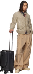 master-piece Black Trolley Suitcase
