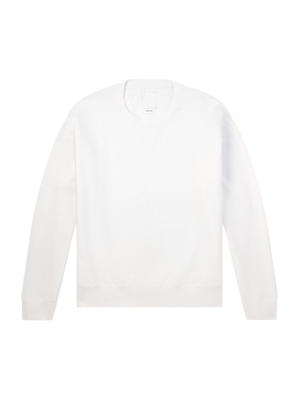 Photo: Visvim - Jumbo SB Cotton-Jersey Sweatshirt - White
