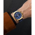 Porsamo Bleu Nyc Chrono Chronograph Quartz Blue Dial Mens Watch 1282BNYL