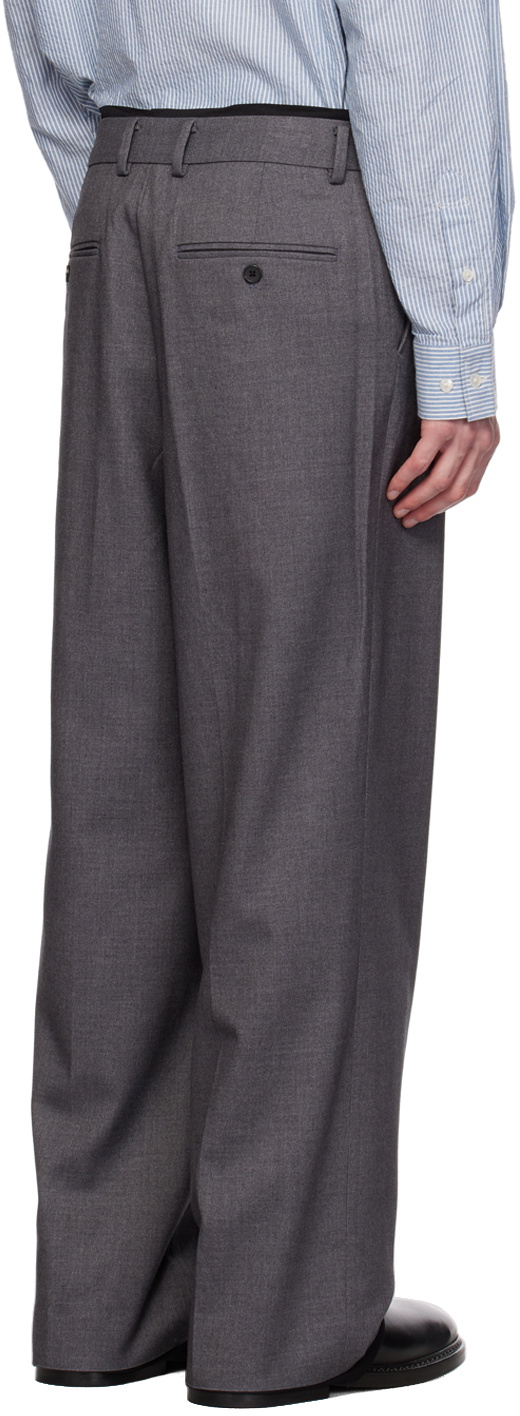 Dunst Gray Wide-Leg Trousers